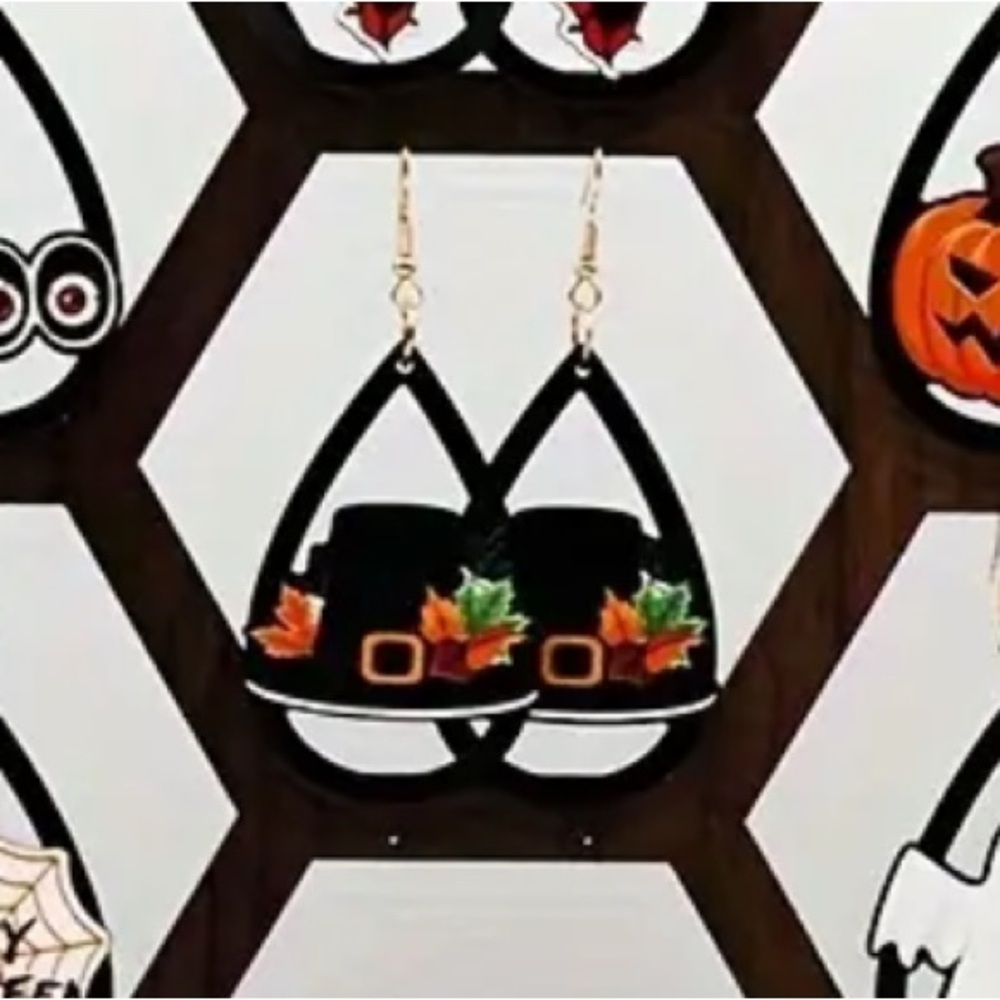 Fun Fall Earrings - Picture 9 of 10